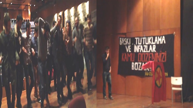 Boğaziçi Üniversitesi'nde PKK'nın kuruluşunu kutladılar