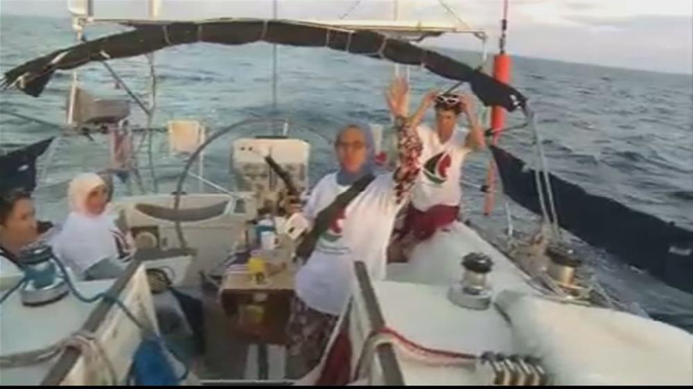 Gemideki kadın aktivistlerin paylaştığı son fotoğraf.