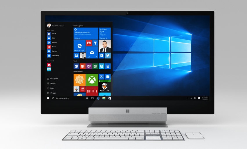 Microsoft Surface All in One masaüstü bilgisayarın bu tasarıma sahip olması bekleniyor.