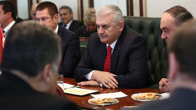 Başbakan Yıldırım, Moskova'da çeşitli temaslarda bulunuyor.