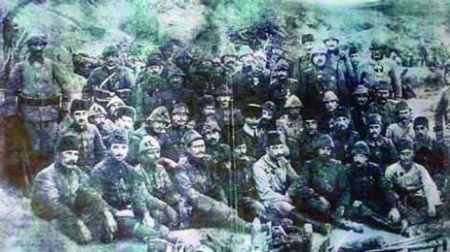 Çanakkale Cephesinin kahraman askerleri.