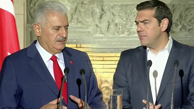 Başbakan Yıldırım, Çipras ile görüştü