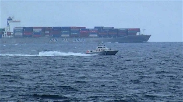 The coast guard of Greece, opened fire on Turkish freighter The coast guard of Greece, opened fire on Turkish freighter