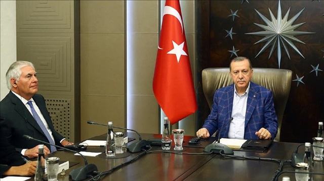 Erdogan and Tillerson meet in Istanbul Erdogan and Tillerson meet in Istanbul