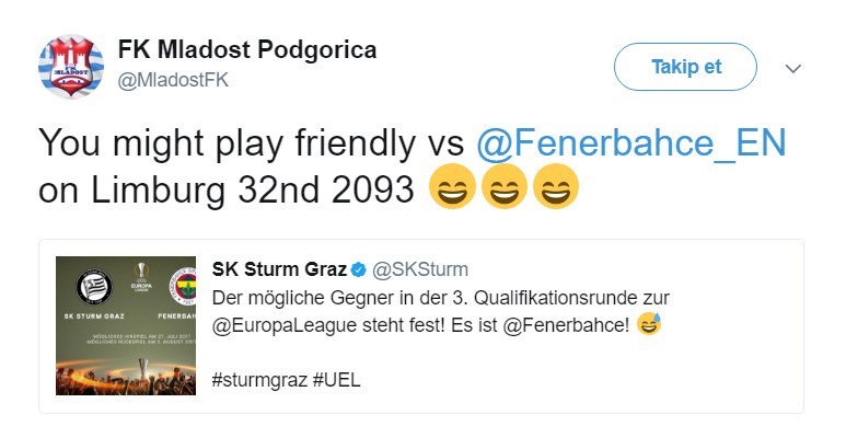 Kraadağ ekibi, Sturm Graz'a anında yanıt verdi.