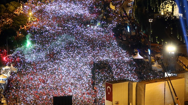 '15 Temmuz etkinliklerine 6 milyon kişi katıldı'