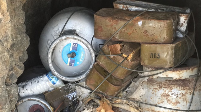 Şemdinli'de PKK'ya ait mühimmat ele geçirildi