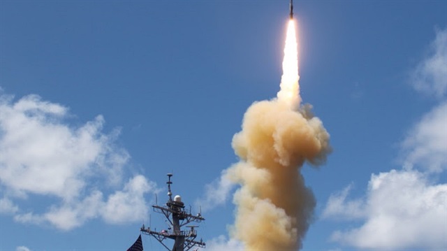 ABD, Hawaii açıklarında füze savunma sistemi ile ilgili görsel sonucu