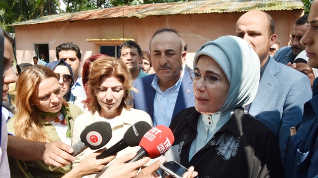 Emine Erdoğan Bangladeş'te