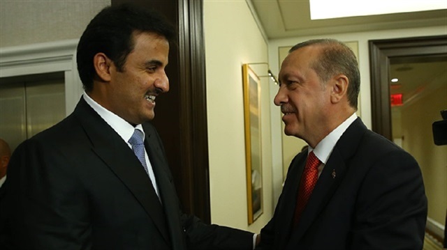 Qatar emir meets ally Erdogan in first foreign trip since crisis
