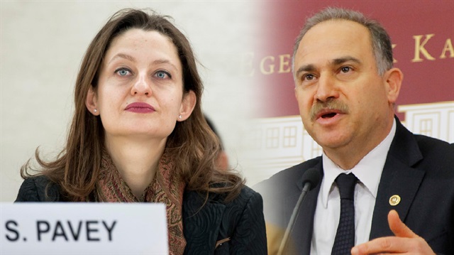 CHP Milletvekili Şafak Pavey ve CHP Grup Başkanvekili Levent Gök