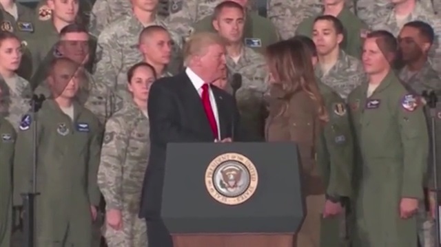 ABD Başkanı Donald Trump ve eşi Melania Trump