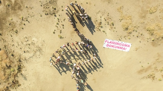Flamingolu protesto