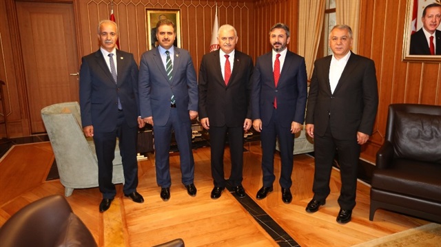 TBMM Başkanvekili Ahmet Aydın, Milletvekiller Adnan Boynukara, İbrahim Halil Fırat, Salih Fırat Başbakan ile görüşmüştü.
