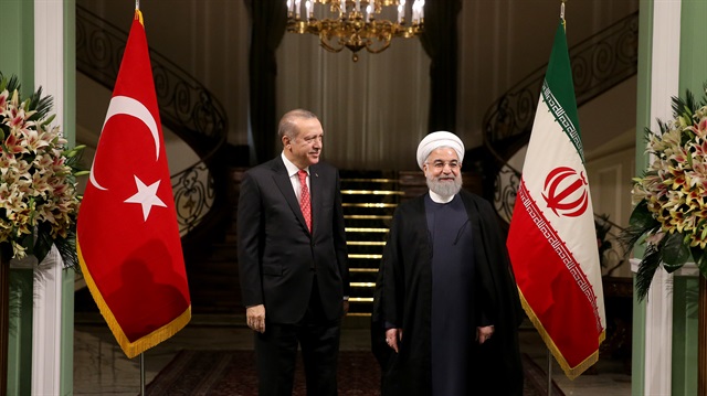 Cumhurbaşkanı Erdoğan ile Ruhani görüştü