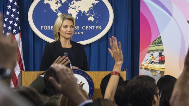 ABD Dışişleri Bakanlığı Sözcüsü Heather Nauert