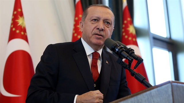 Cumhurbaşkanı Recep Tayyip Erdoğan.