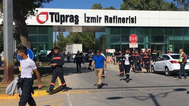 Dün Tüpraş'ın İzmir rafinerisinde patlama meydana gelmişti.