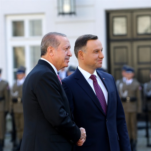 Cumhurbaşkanı Erdoğan Polonya'da