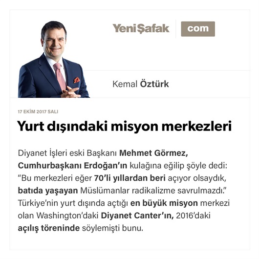 Yurt dışındaki misyon merkezleri