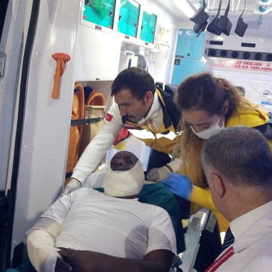 Somalili yaralılar Ankara'ya getirildi