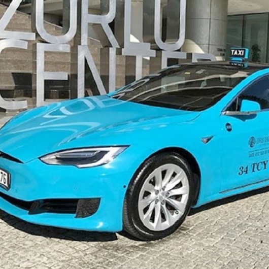 Elektrikli taksi İstanbul'da