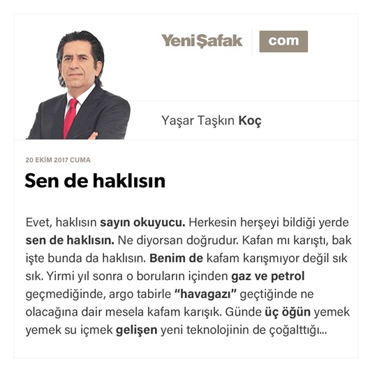 Sen de haklısın