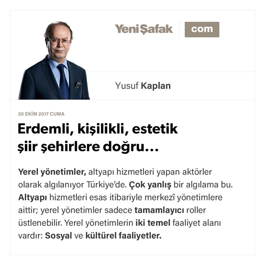 Erdemli, kişilikli, estetik şiir şehirlere doğru...