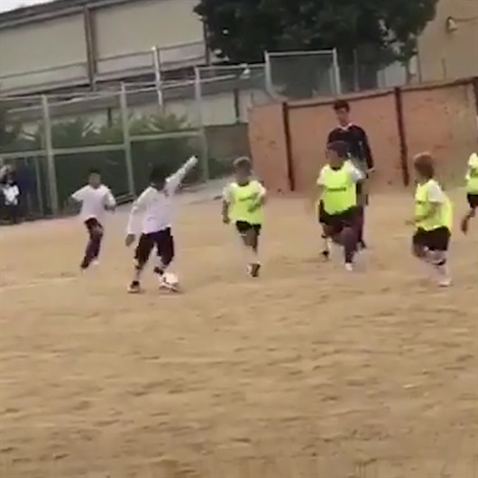Ronaldo'nun oğlundan şık gol!