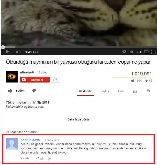 Trollerin atası: YouTube'da yapılan en komik 10 yorum