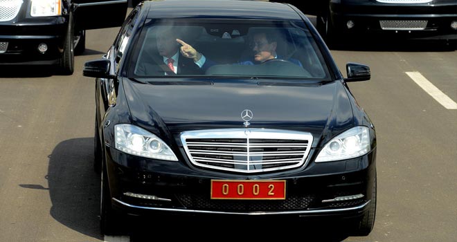 Trump'ın makam aracı mı yoksa Cumhurbaşkanı Erdoğan'ın makam aracı mı?