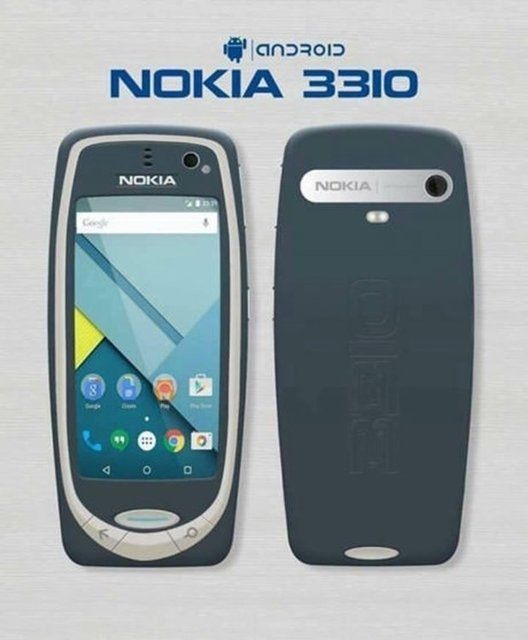 nokia nin efsane modeli 3310 un yeni modelinden ilk kare