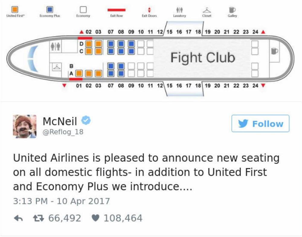 Mizahın acı intikamı: Yolcusunu döven United Airlines’ı yerin dibine sokan 11 paylaşım