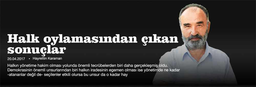'Yüksek Seçim Kurulu açısından bakıldığında ne söylenebilir?'