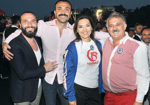 Ünlü isimler de oradaydı