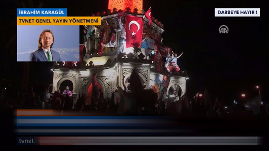 Yeni Şafak Editor-In-Chief evaluated the coup on TVNET