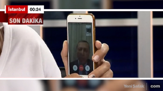 Erdoğan calls his people