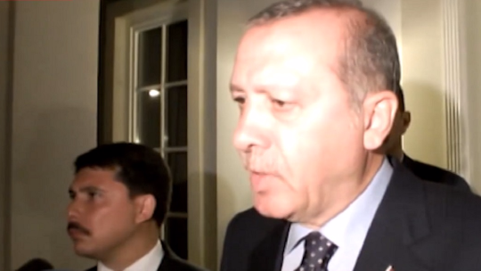 President Erdoğan’s first statement regarding the coup