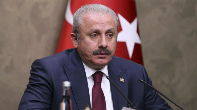 Turkish parliament speaker Mustafa Sentop