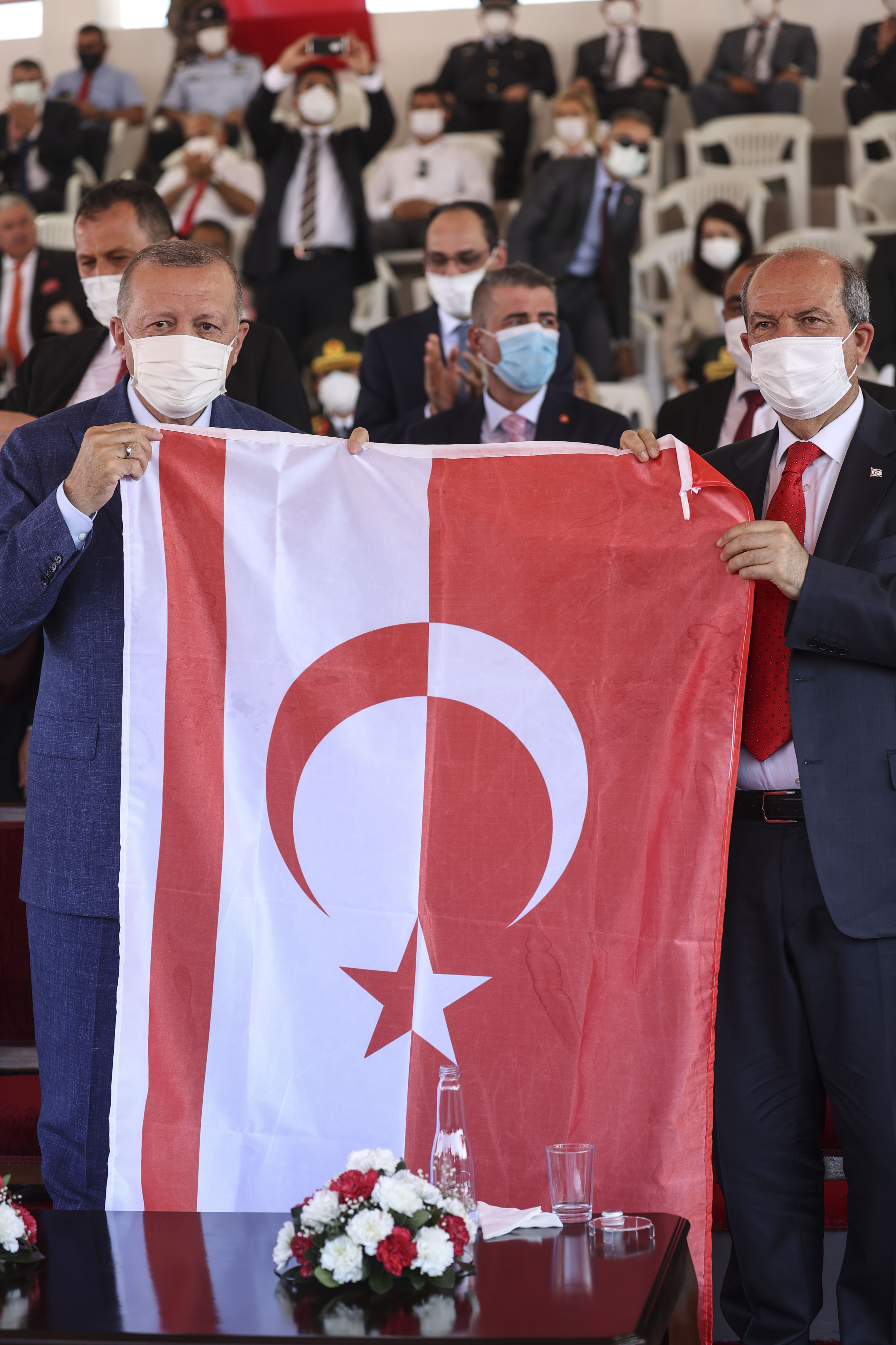 Erdogan, Tatar attend Peace and Freedom Day celebrations in TRNC