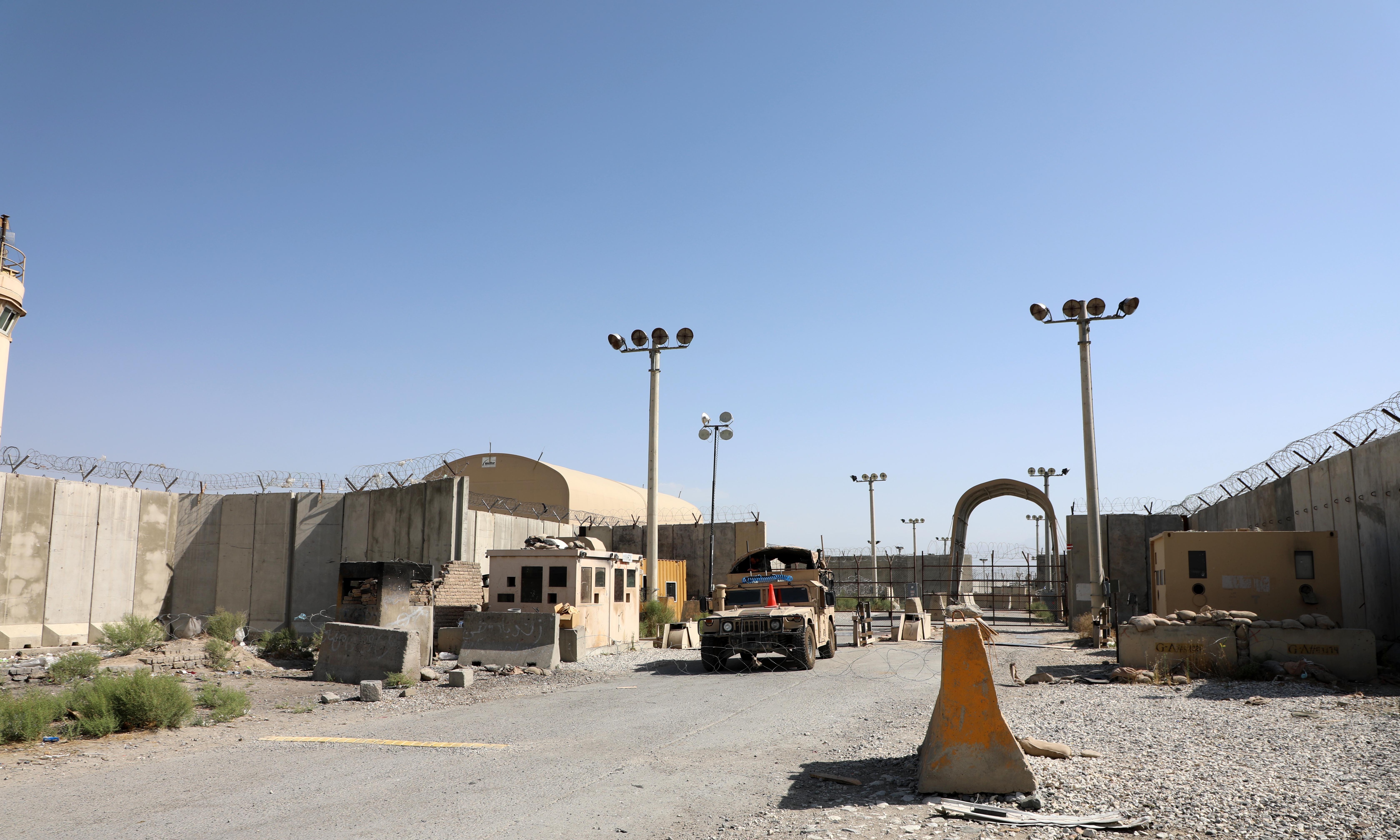 US forces transfer their main Bagram Airfield to Afghans