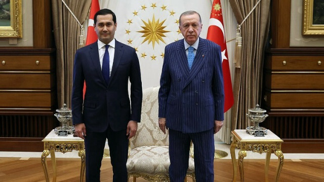 Erdogan receives high-level Uzbek official