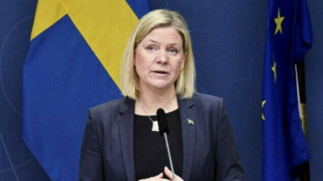 Sweden's Prime Minister Magdalena Andersson 