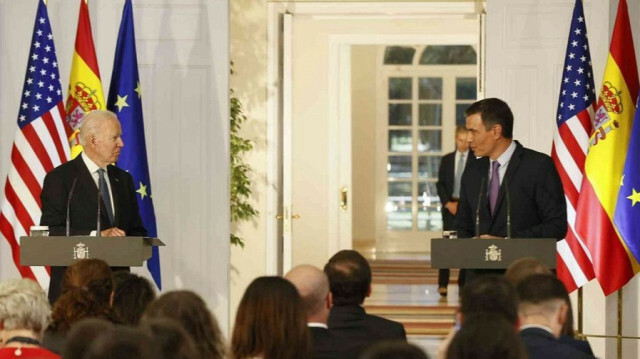 US President Joe Biden and Spanish Prime Minister Pedro Sanchez