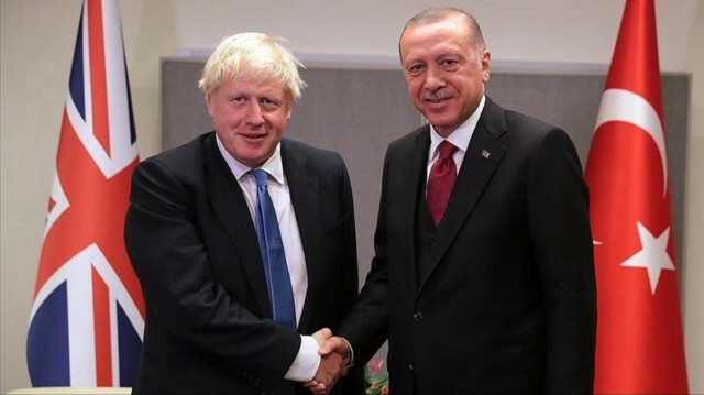 Erdogan meets Johnson in Madrid