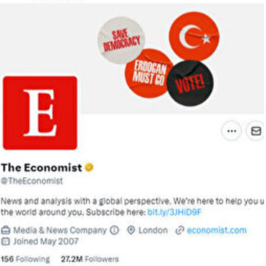 The Economist seçim sonuçları açıklandıktan sonra 'Erdoğan gitmeli' yazılı Twitter kapak fotoğrafını değiştirdi