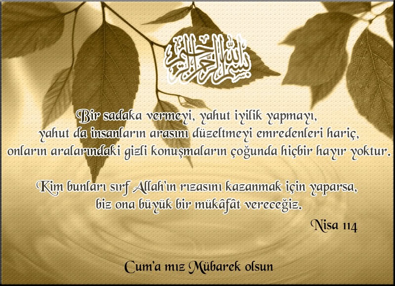 Etkileyici Cuma mesajları! Sevdiklerinizi Cuma mesajları ile unutmayın