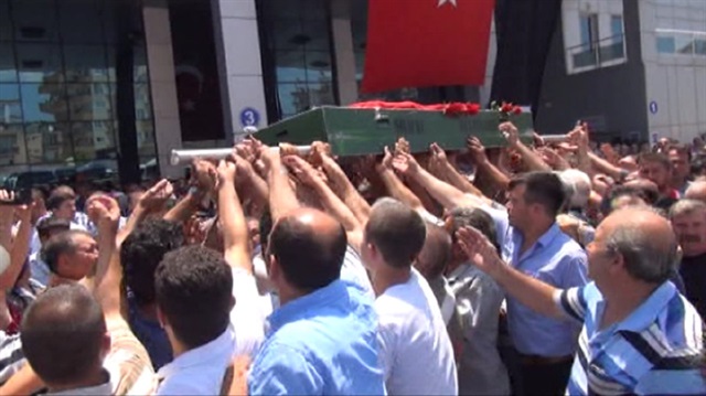 Cesedi bulunan başkana son görev
