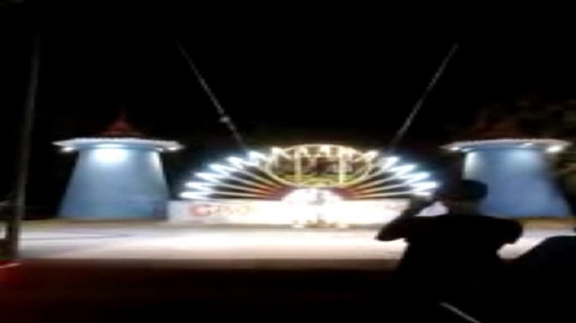 Lunaparkta korkunç kaza
