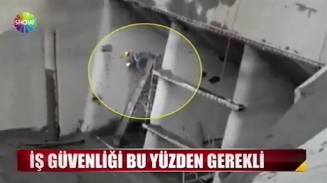 Kolombiyada işçilerin geçirdiği korkunç kaza